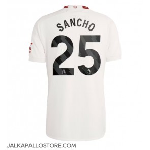 Manchester United Jadon Sancho #25 Kolmaspaita 2023-24 Lyhythihainen